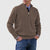 Men's Stand Collar Zipper Sweater Winter Fashion Solid Color Long Sleeve Knitted Top Clothing