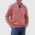 Men's Stand Collar Zipper Sweater Winter Fashion Solid Color Long Sleeve Knitted Top Clothing