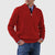 Men's Stand Collar Zipper Sweater Winter Fashion Solid Color Long Sleeve Knitted Top Clothing