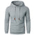 Men's Jacquard Hooded Sweater Long-sleeved Hoodie Warm Solid Sports Top