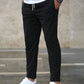 Men's Casual Drawstring Trousers With Pockets Fashion Slim Fit  Skinny Pencil Pants Clothing