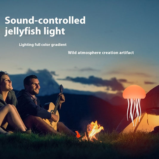 Lamp LED Jellyfish Night Light Portable Jellyfish Lamp Jellyfish Decorations Smart Table Lamp For Bedside Desk