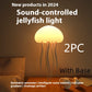 Lamp LED Jellyfish Night Light Portable Jellyfish Lamp Jellyfish Decorations Smart Table Lamp For Bedside Desk