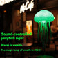 Lamp LED Jellyfish Night Light Portable Jellyfish Lamp Jellyfish Decorations Smart Table Lamp For Bedside Desk