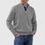 Men's Stand Collar Zipper Sweater Winter Fashion Solid Color Long Sleeve Knitted Top Clothing