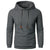 Men's Jacquard Hooded Sweater Long-sleeved Hoodie Warm Solid Sports Top